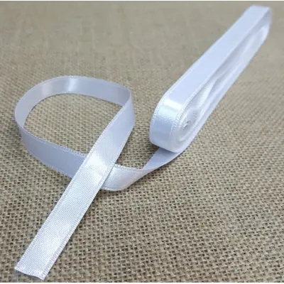  Satin Ribbon No:2,1 cm White